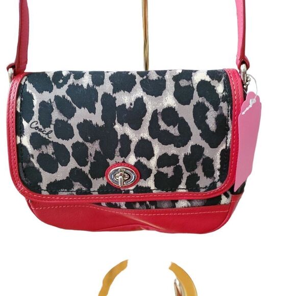 Authentic Coach purse animal print design - Picture 2 of 4